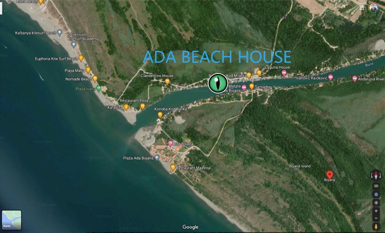 אולסינץ' Cj Ada Bojana Beach House I Xxl Terracei Bbq I Betw Bridgebeach I Air Con מראה חיצוני תמונה